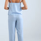 Printed Pyjama Set - Blue