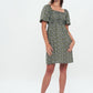 Herita Printed Smock Dress mix color