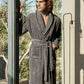 Cotton Bathrobe - Stone