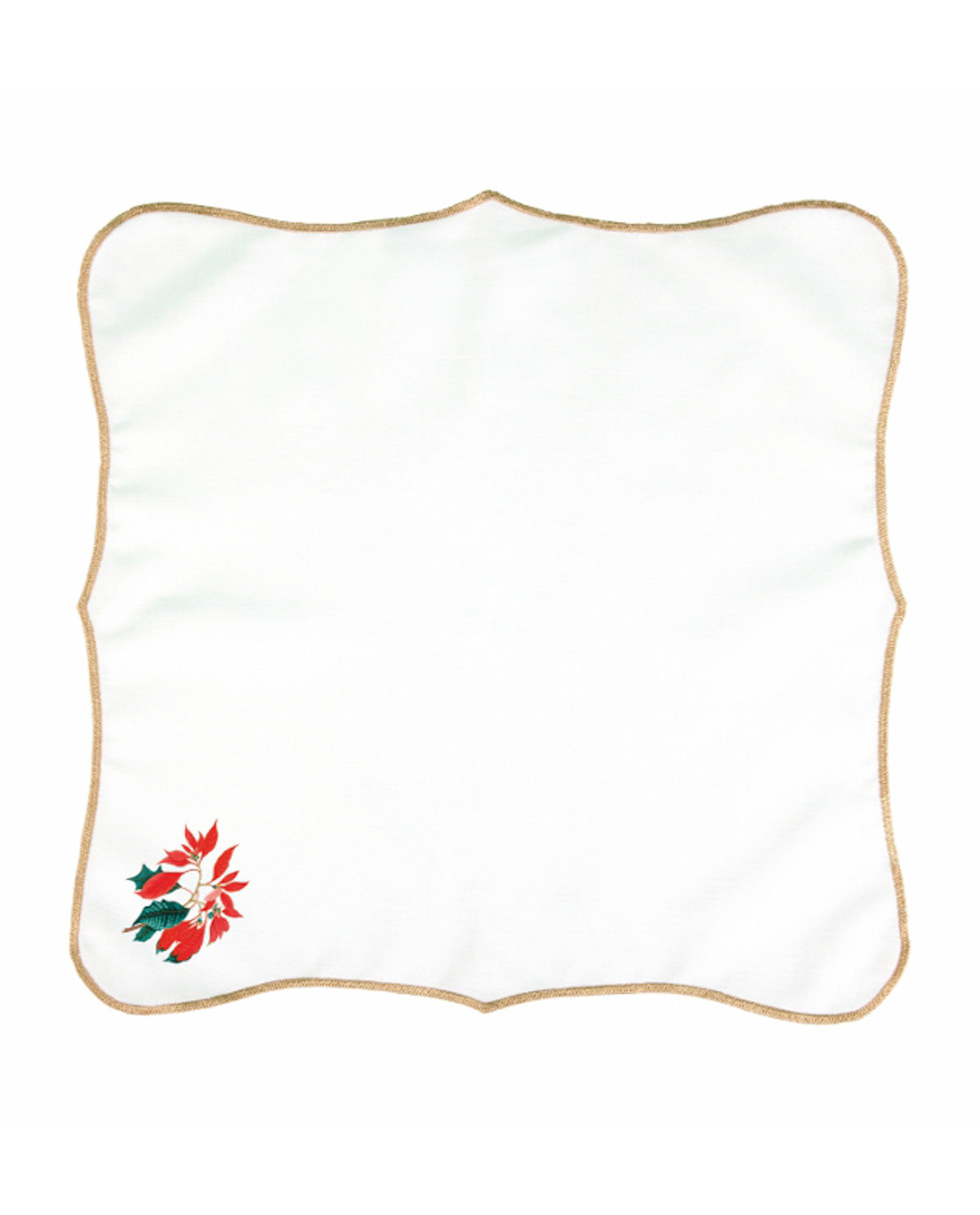 Christmas Linen Service Napkin - White - Ocoza