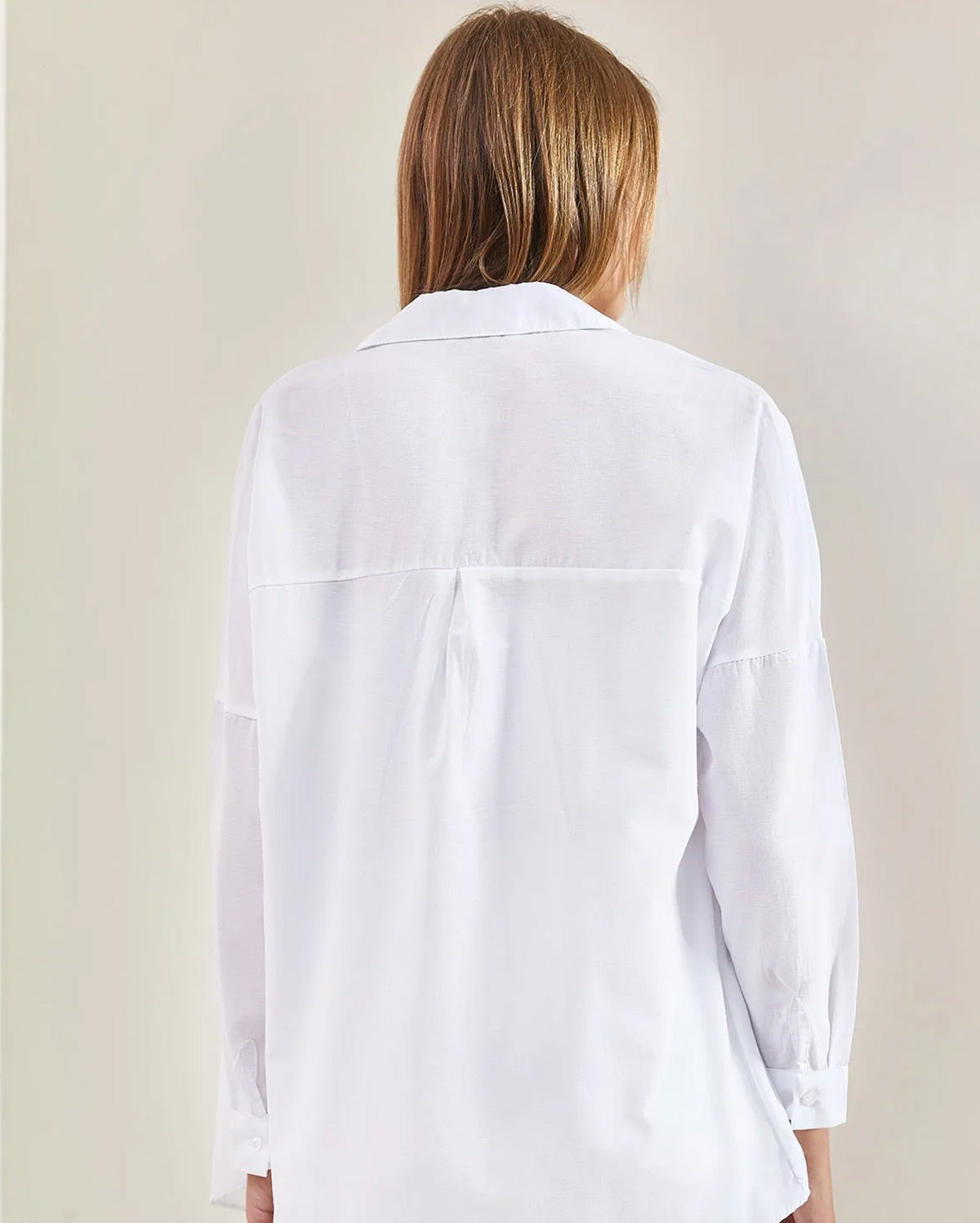 Basic Oversized Shirt - White