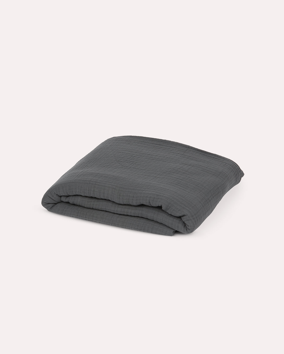 Mollis Muslin Cotton Blanket - Anthracite