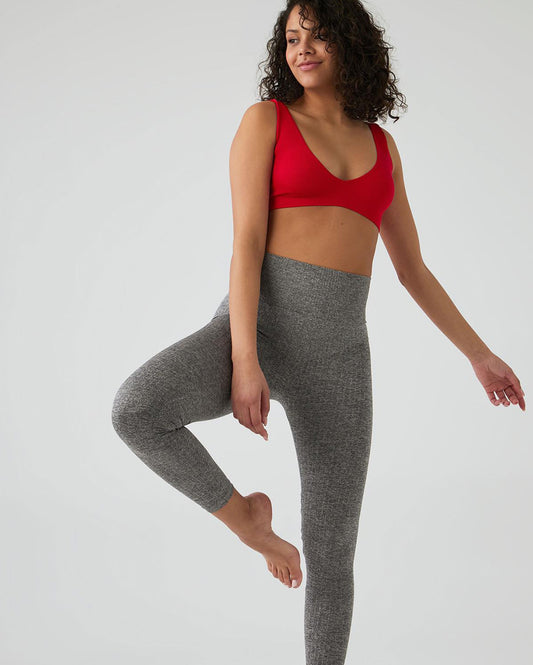 High Waist Leggings - Grey