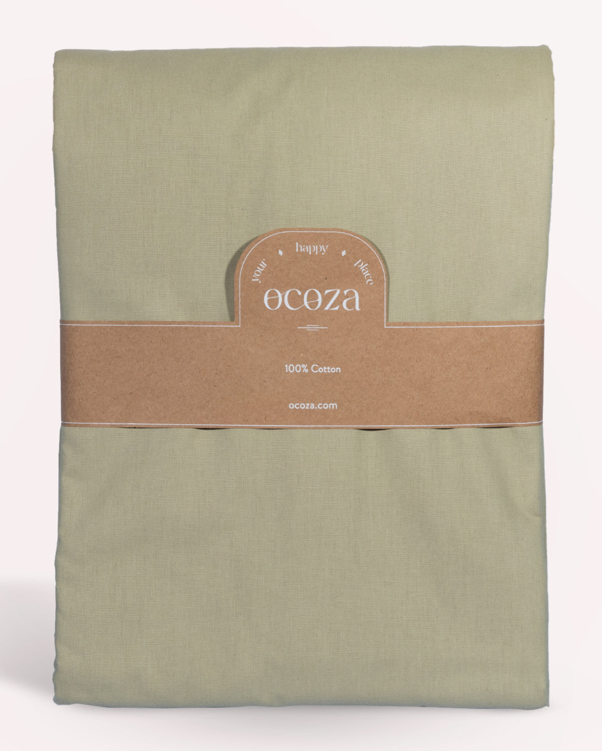 Classic Percale Duvet Cover- Sage Green