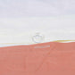 Reversible Percale Duvet Cover- Peach & Ecru