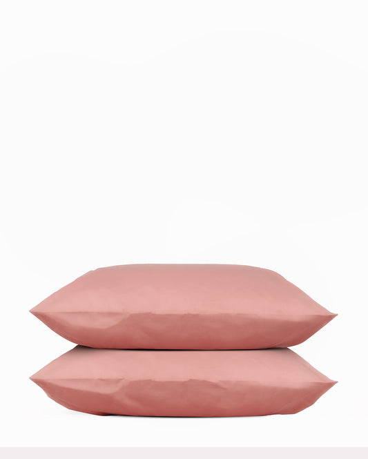 Classic Percale Pillowcase 2pcs-Peach