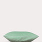Classic Percale - Duvet Cover Set - Jade Green with White Piped Edge