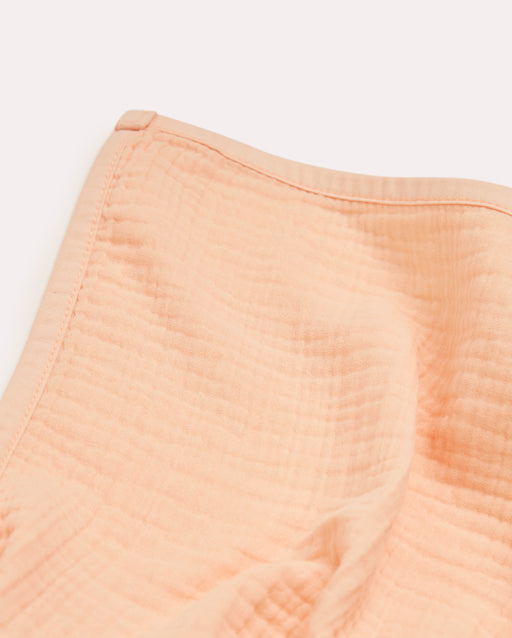 Organic Muslin Baby Blanket - Salmon - Ocoza