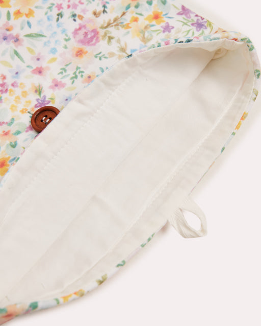 Watercolour Floral Muslin Organizer Bag - Mixed Colours - Ocoza