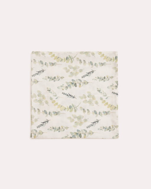 Eucalyptus Muslin Baby Cloth - White & Mint - Ocoza