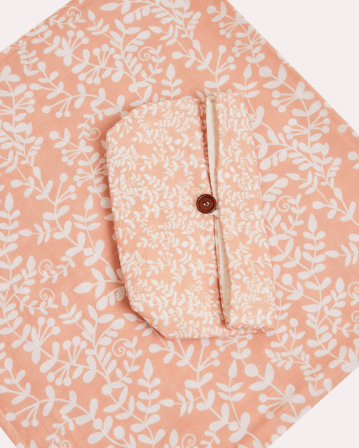 Ivy Muslin Baby Cloth - Salmon - Ocoza