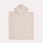 Rainbow Muslin Baby Poncho - White & Pastel Colours - Ocoza