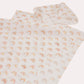 Rainbow Muslin Baby Poncho - White & Pastel Colours - Ocoza