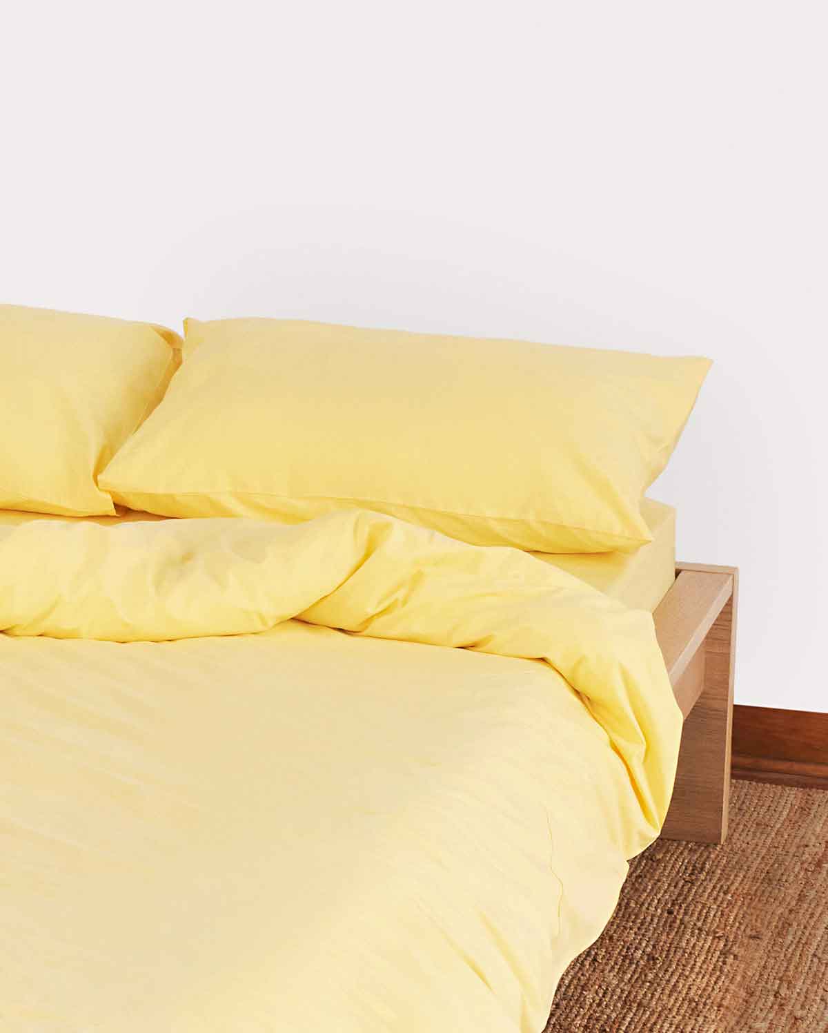 Classic Percale Duvet Cover - Yellow