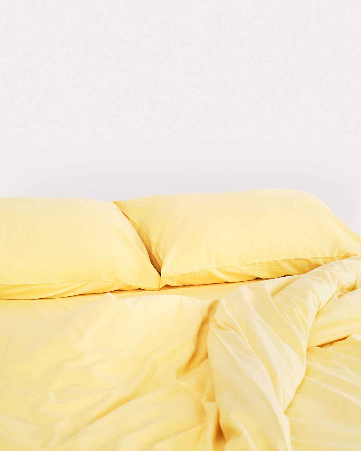 Classic Percale Duvet Cover - Yellow