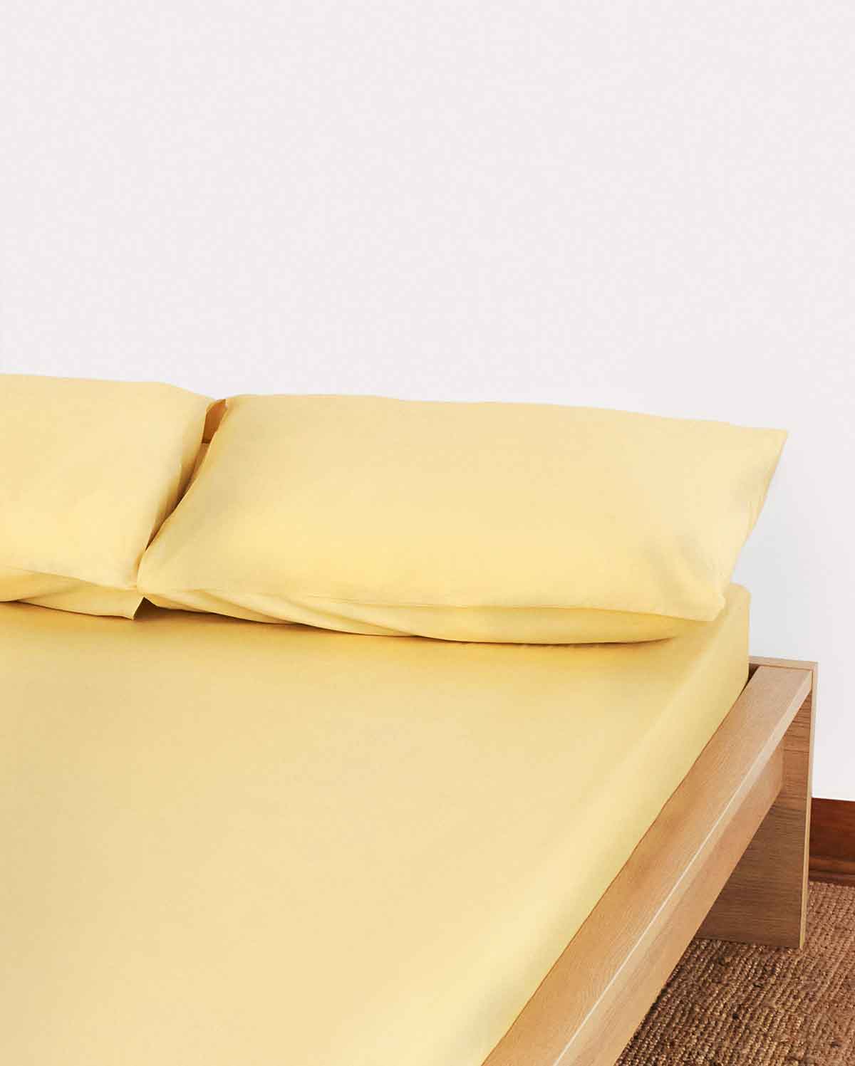 Lavish Sateen Pillowcase 2pcs - Gold