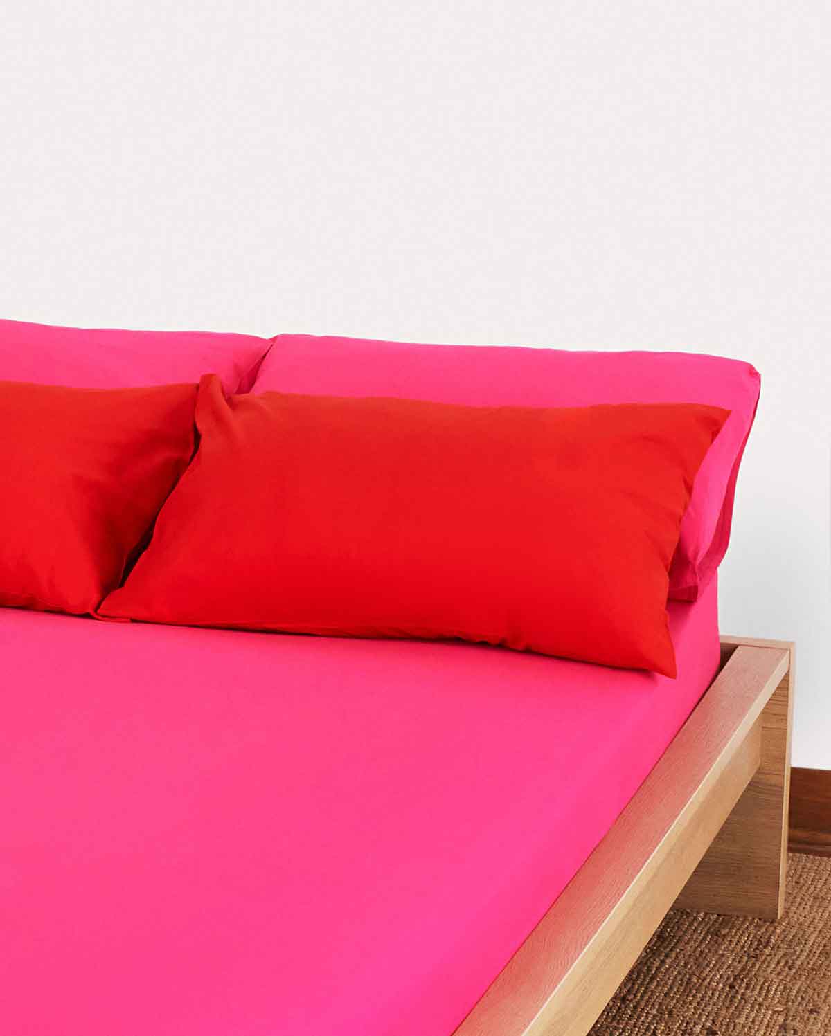 Lavish Sateen Pillowcase 2pcs - Fuchsia