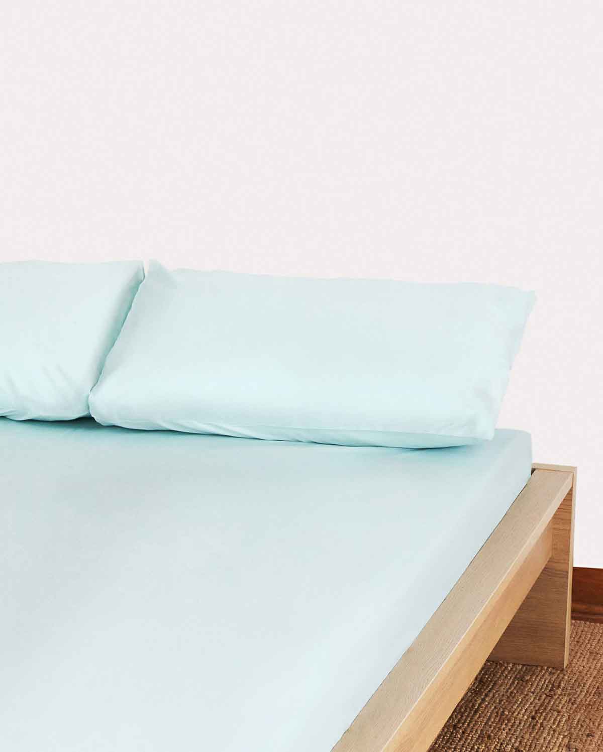 Lavish Sateen Pillowcase 2pcs - Mint