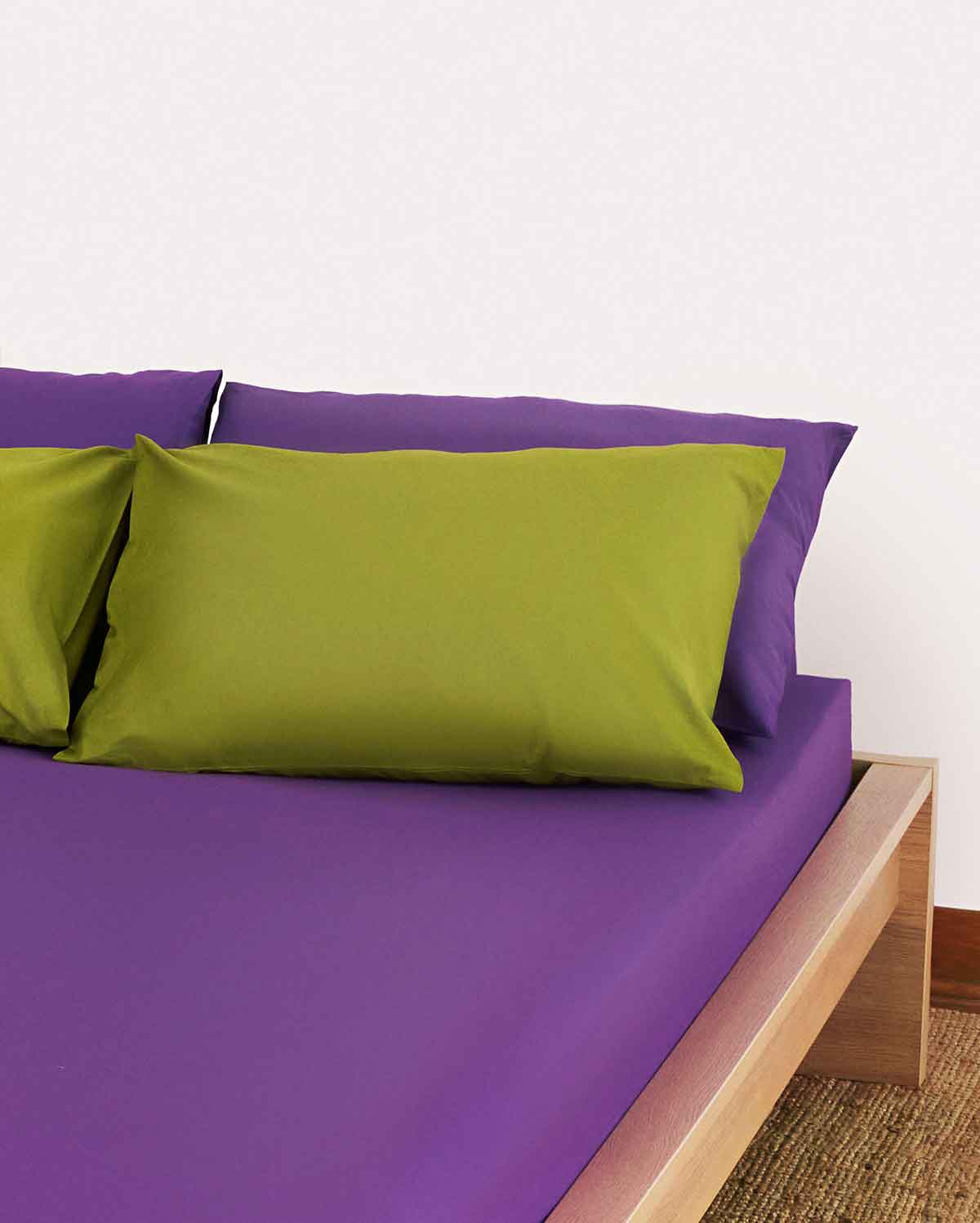 Lavish Sateen Pillowcase 2pcs - Green