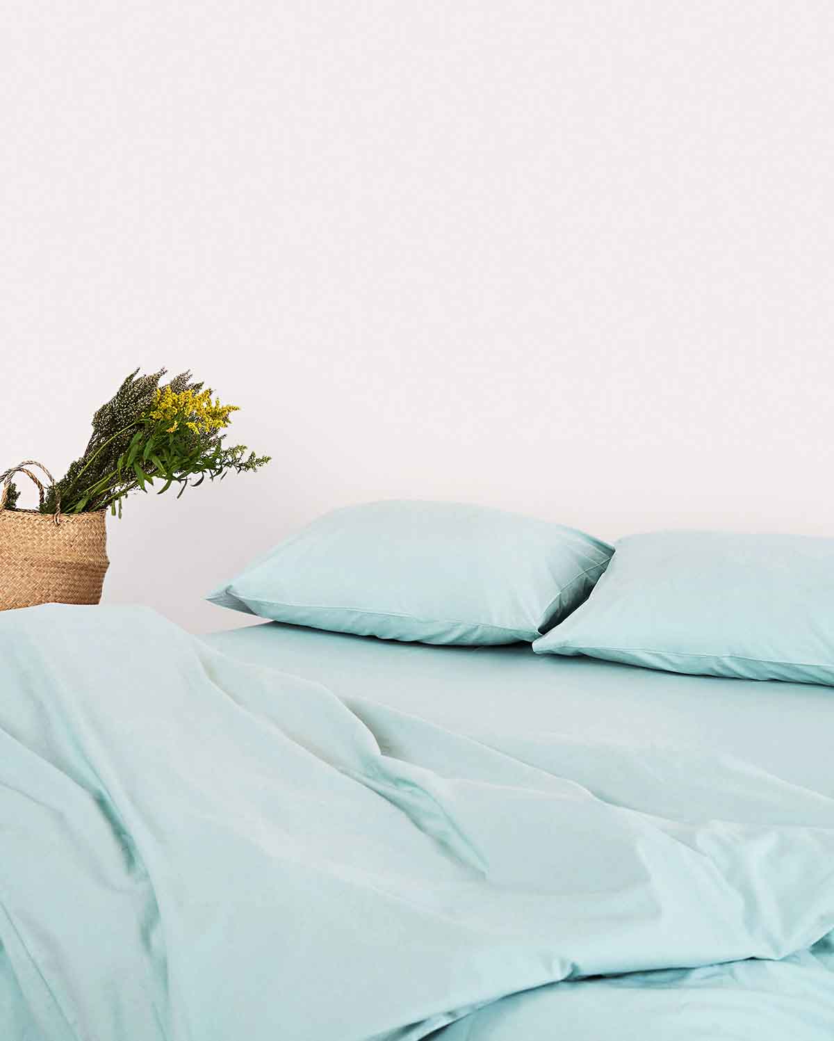 Classic Percale Duvet Cover - Mint