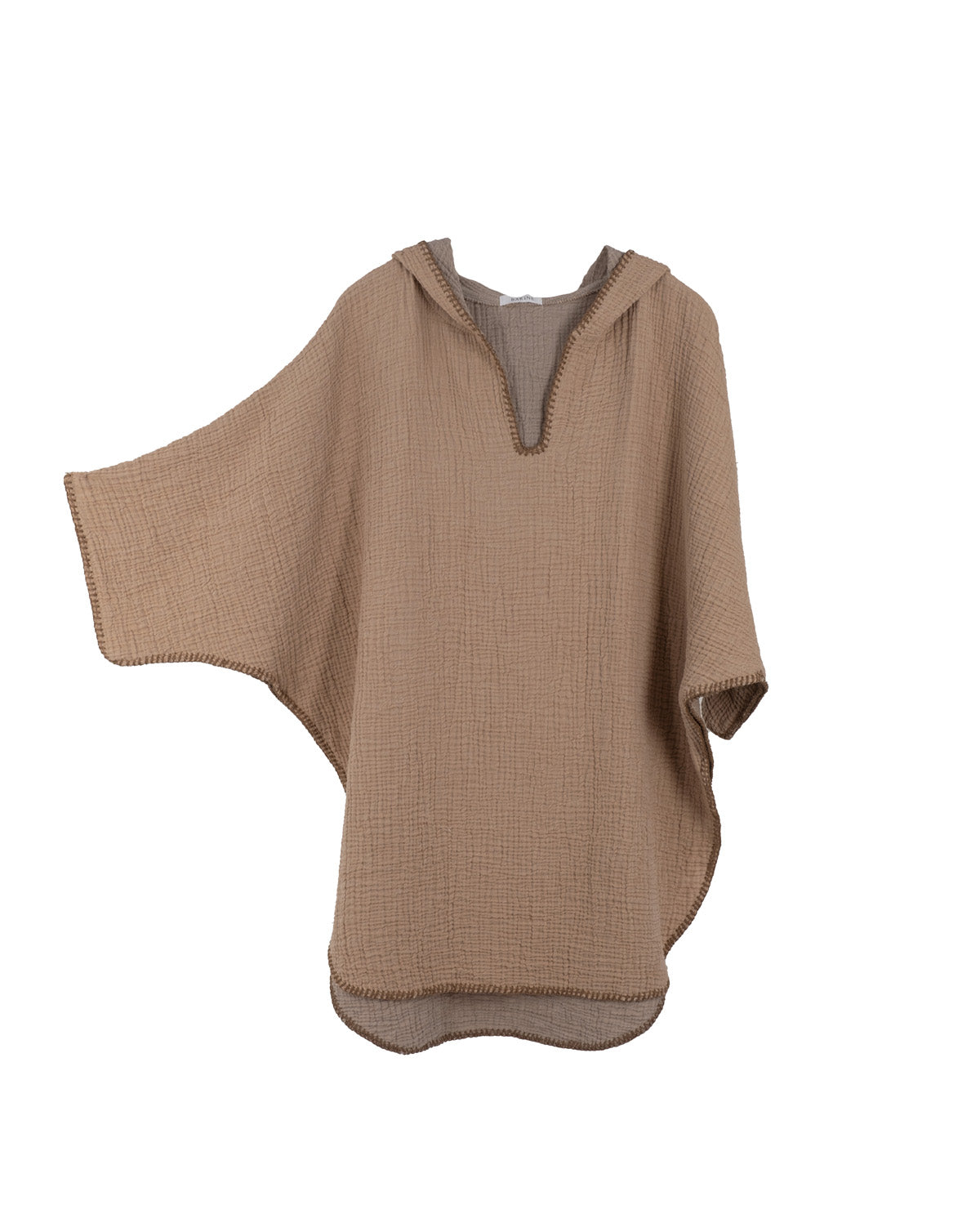 Cocoon Cotton Poncho-Sunset