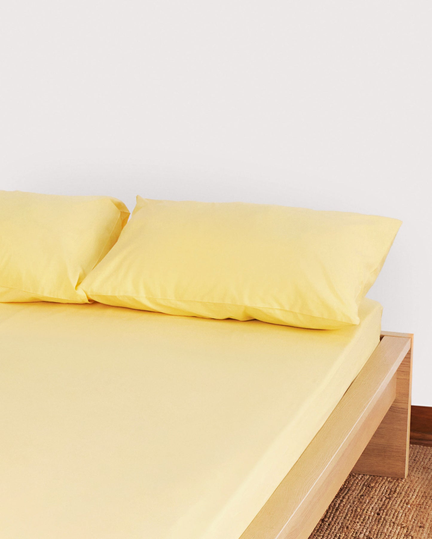 Classic Percale Pillowcase 2pcs - Yellow