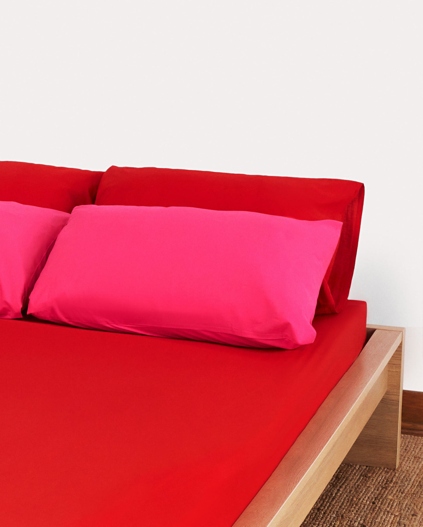 Classic Percale Pillowcase 2pcs - Fuchsia