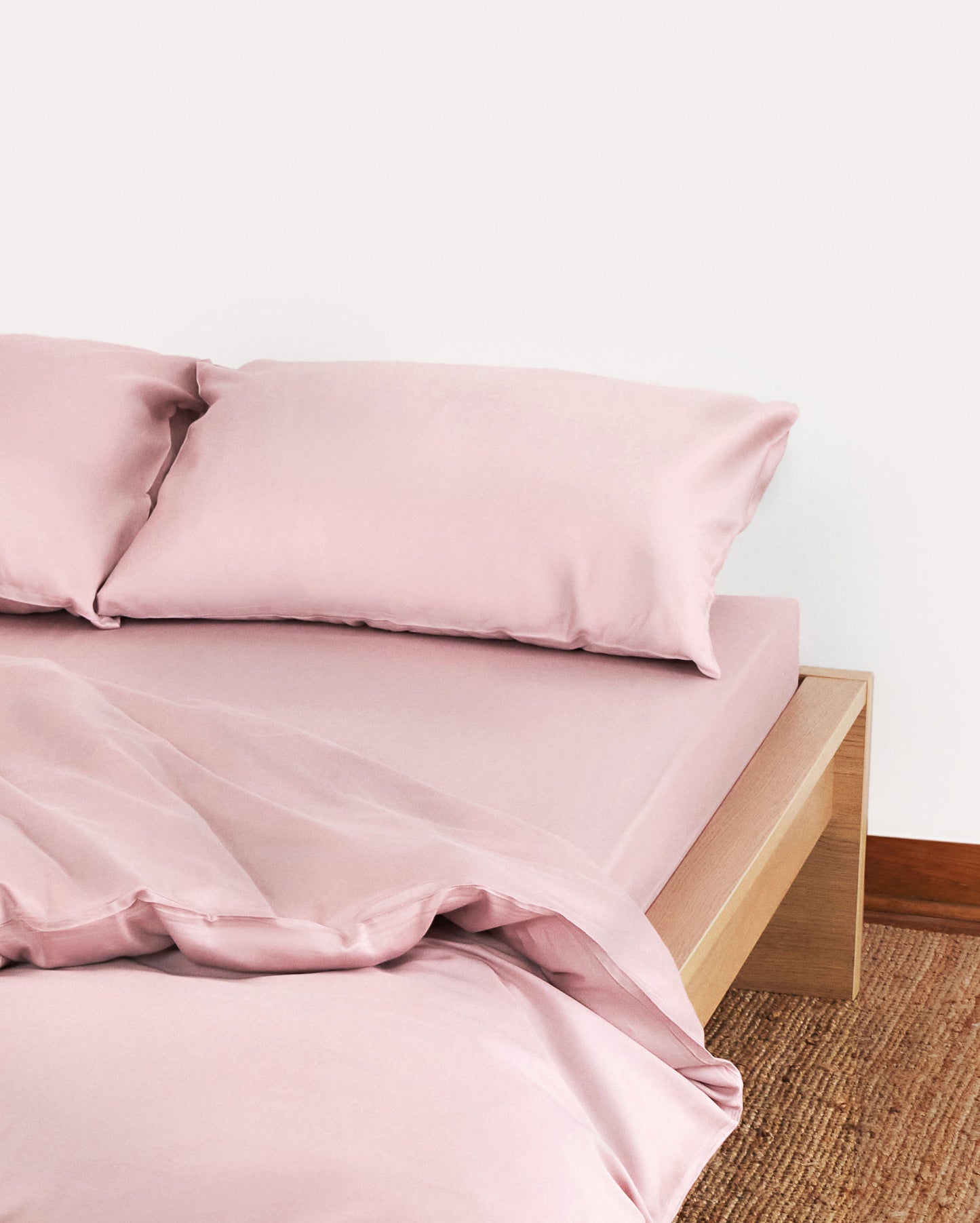 Lavish Sateen Duvet Cover - Nude Pink