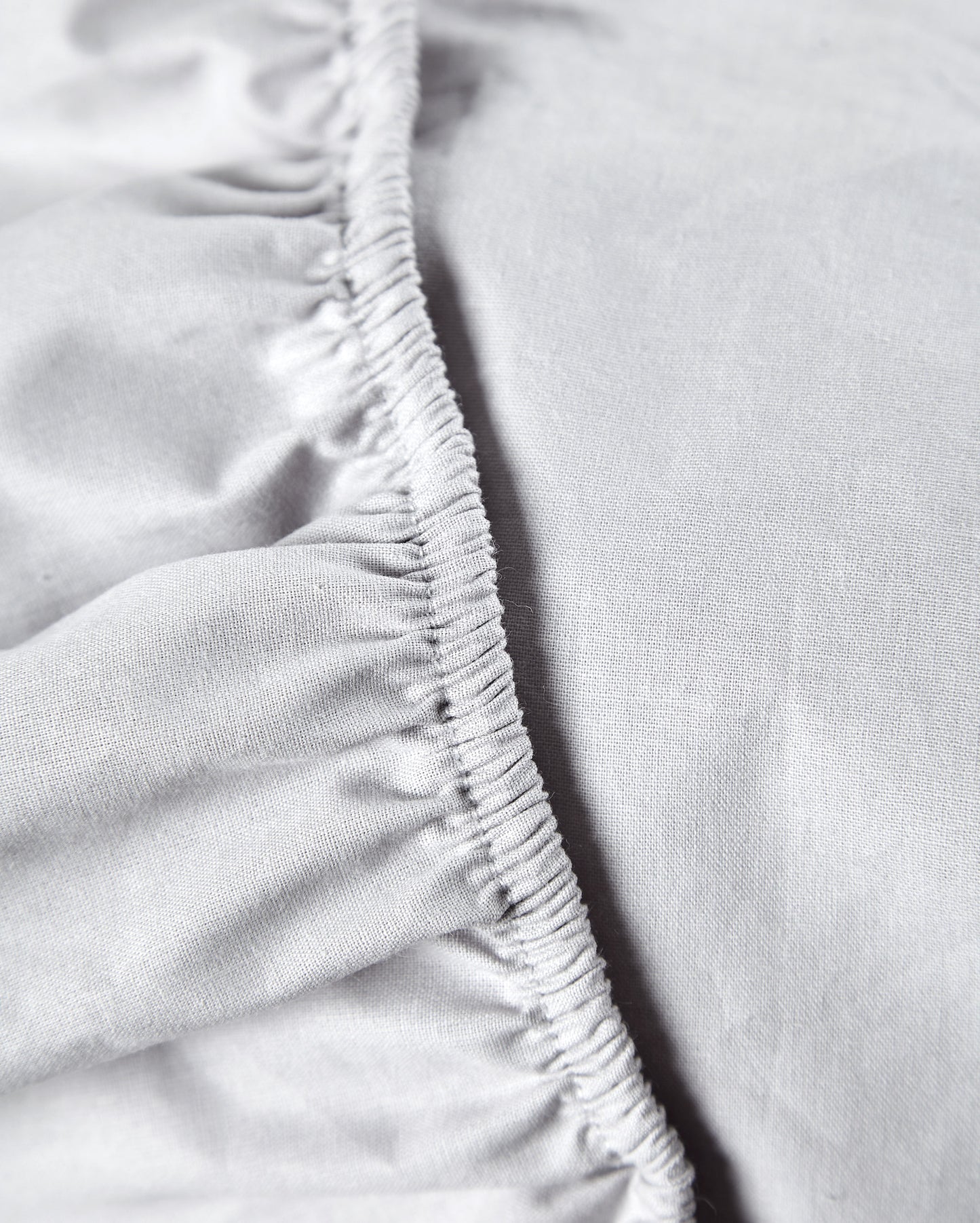 Classic Percale Fitted Sheet - Grey