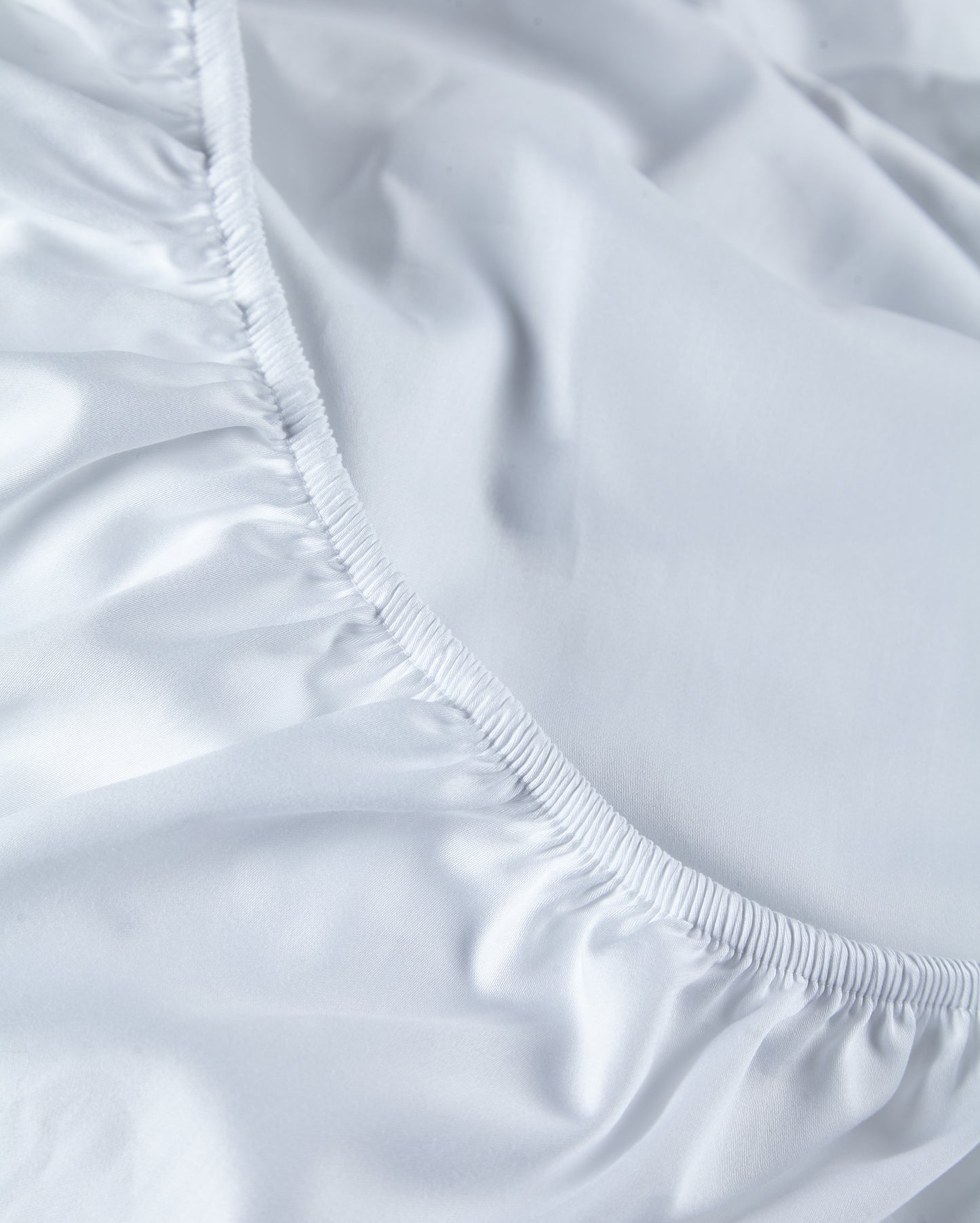 Super Sateen Fitted Sheet - White