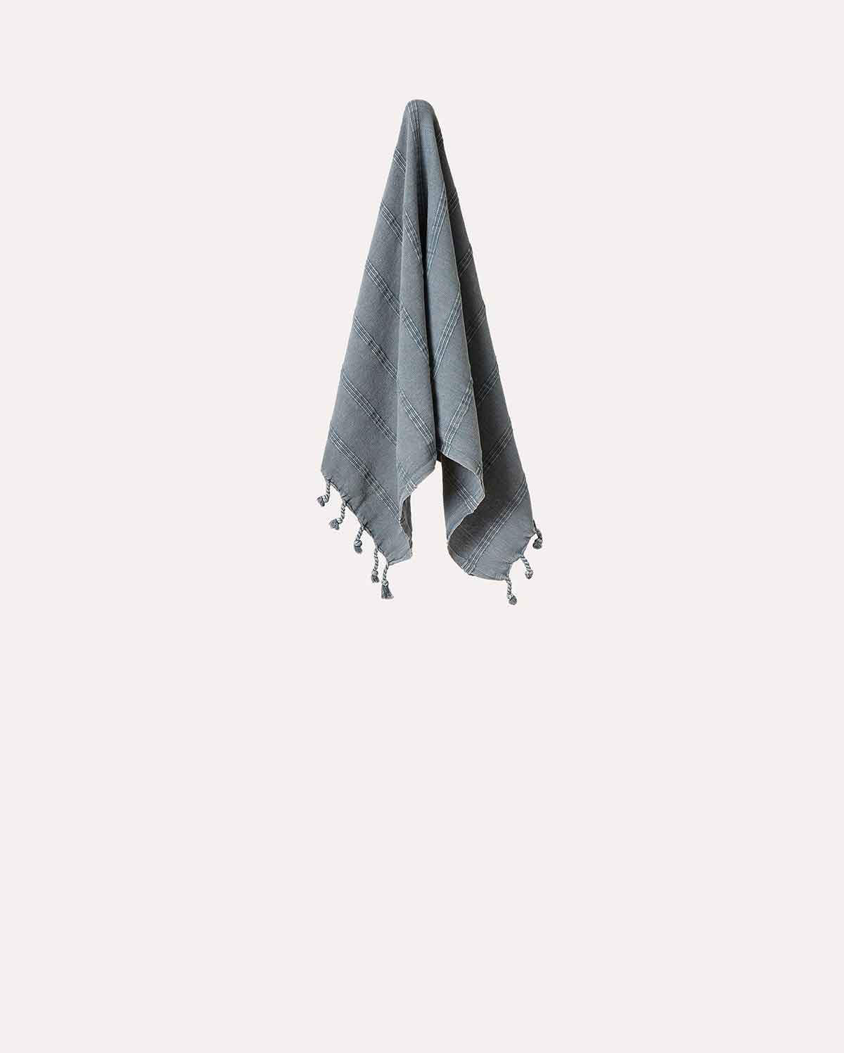 Cotton Peshtemal Towel Set of 2 pieces - Dark Grey