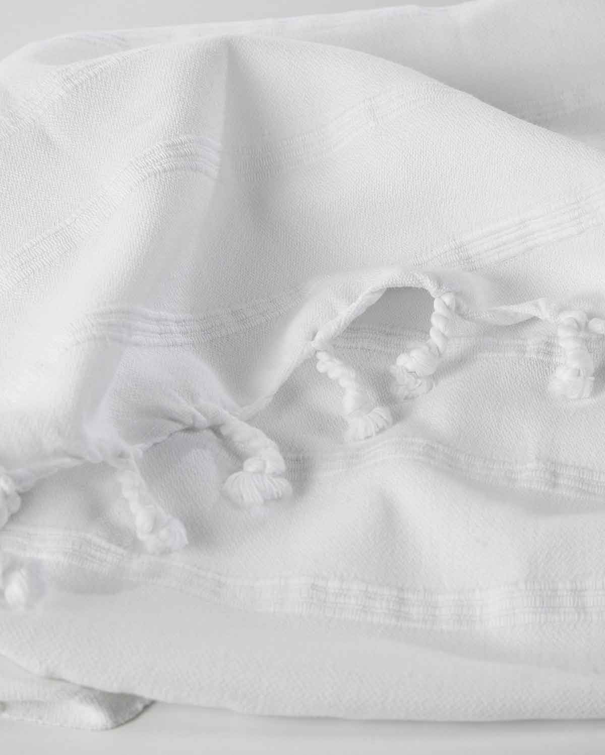 Cotton Peshtemal Set of 2 pieces - White