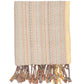 Cotton Meander Peshtemal Towel - Ecru