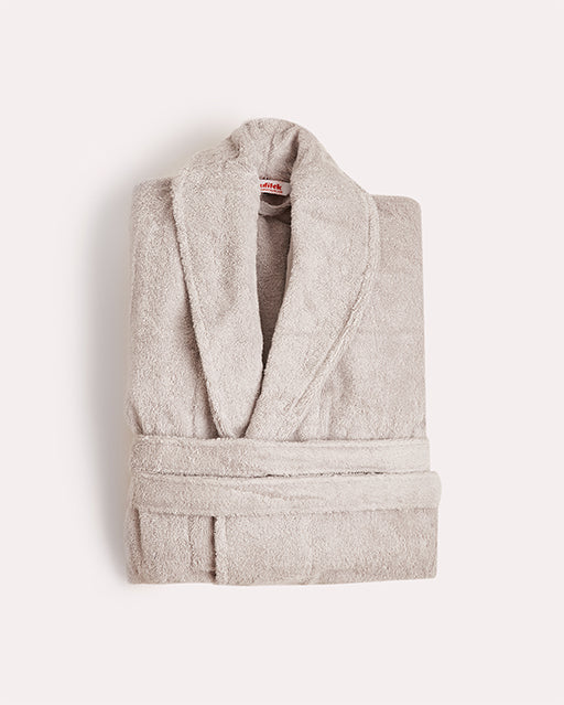 Spa Cotton Bathrobe Set 3 pcs -Light Grey - Ocoza