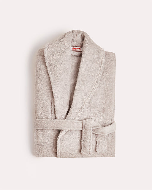 Spa Cotton Bathrobe - Light Grey - Ocoza