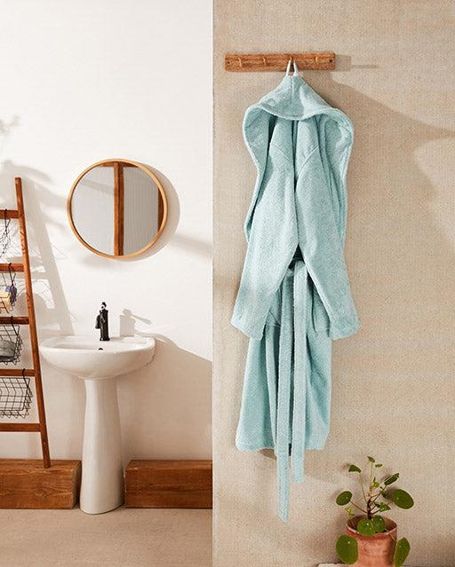 Spa Cotton Bathrobe - Green - Ocoza