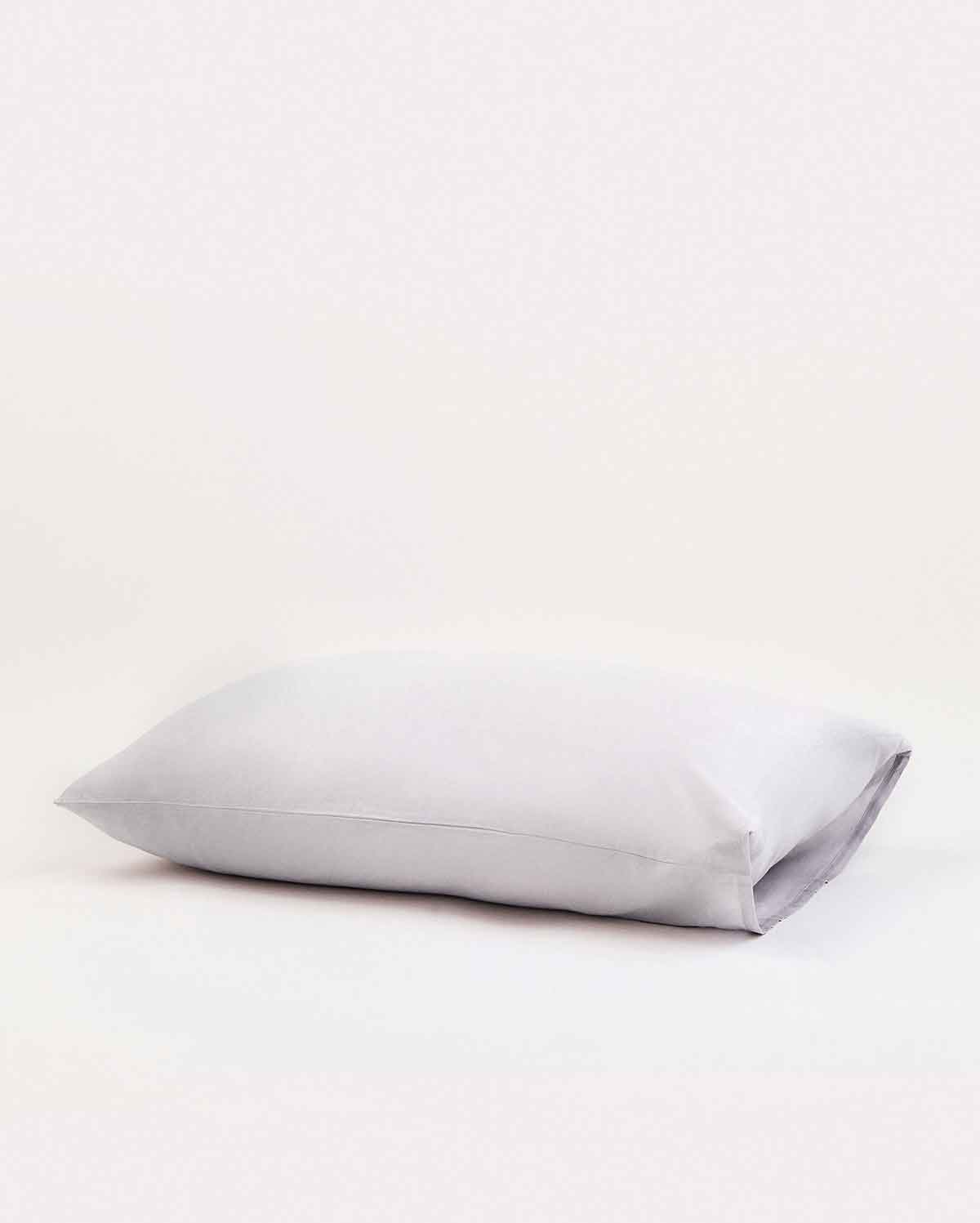 Lavish Sateen Pillowcase 2pcs - Grey