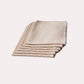 Gingham Cotton Tea Towel 6 pcs - Brown - Ocoza