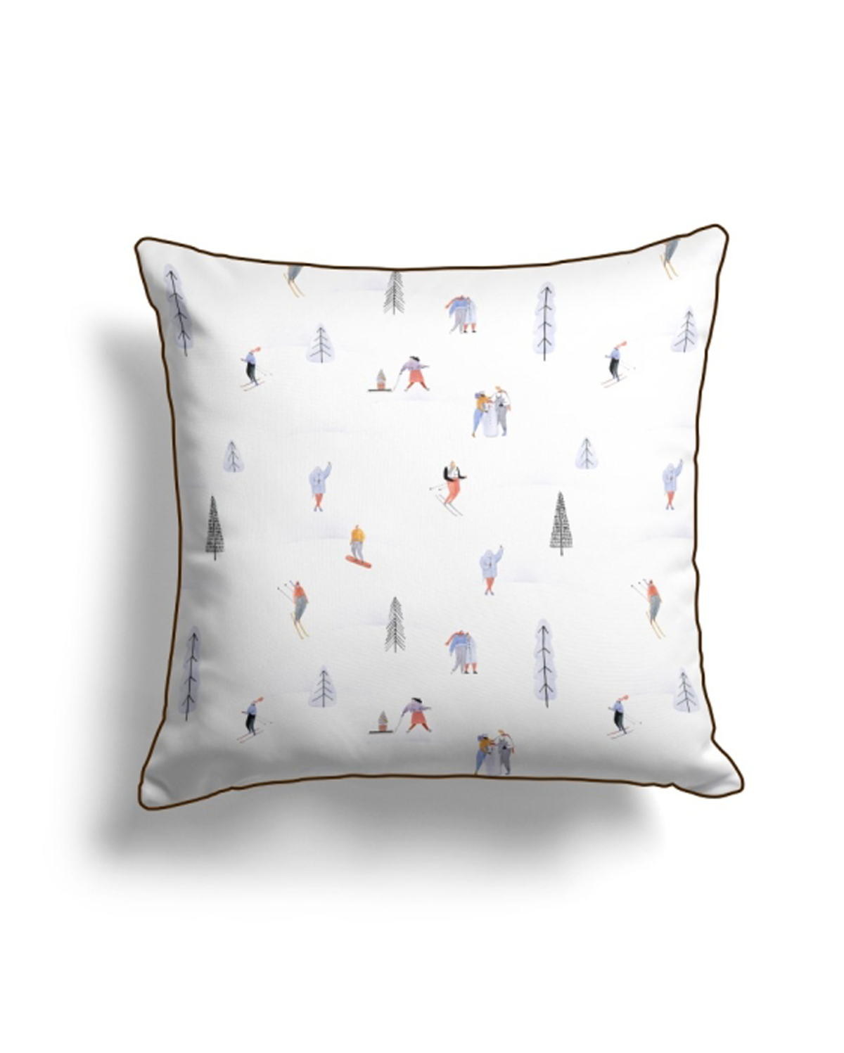 Winter Cushion Cover - White