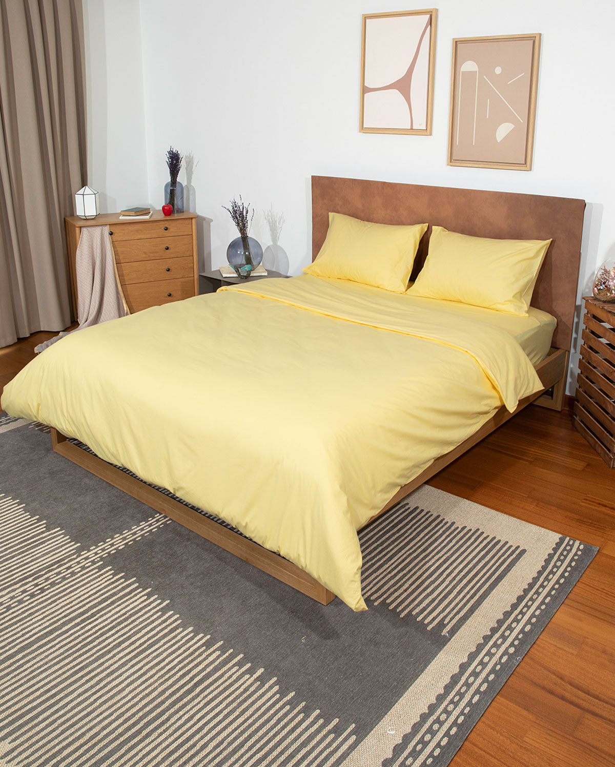 Classic Percale - Core Bedding Set - Yellow