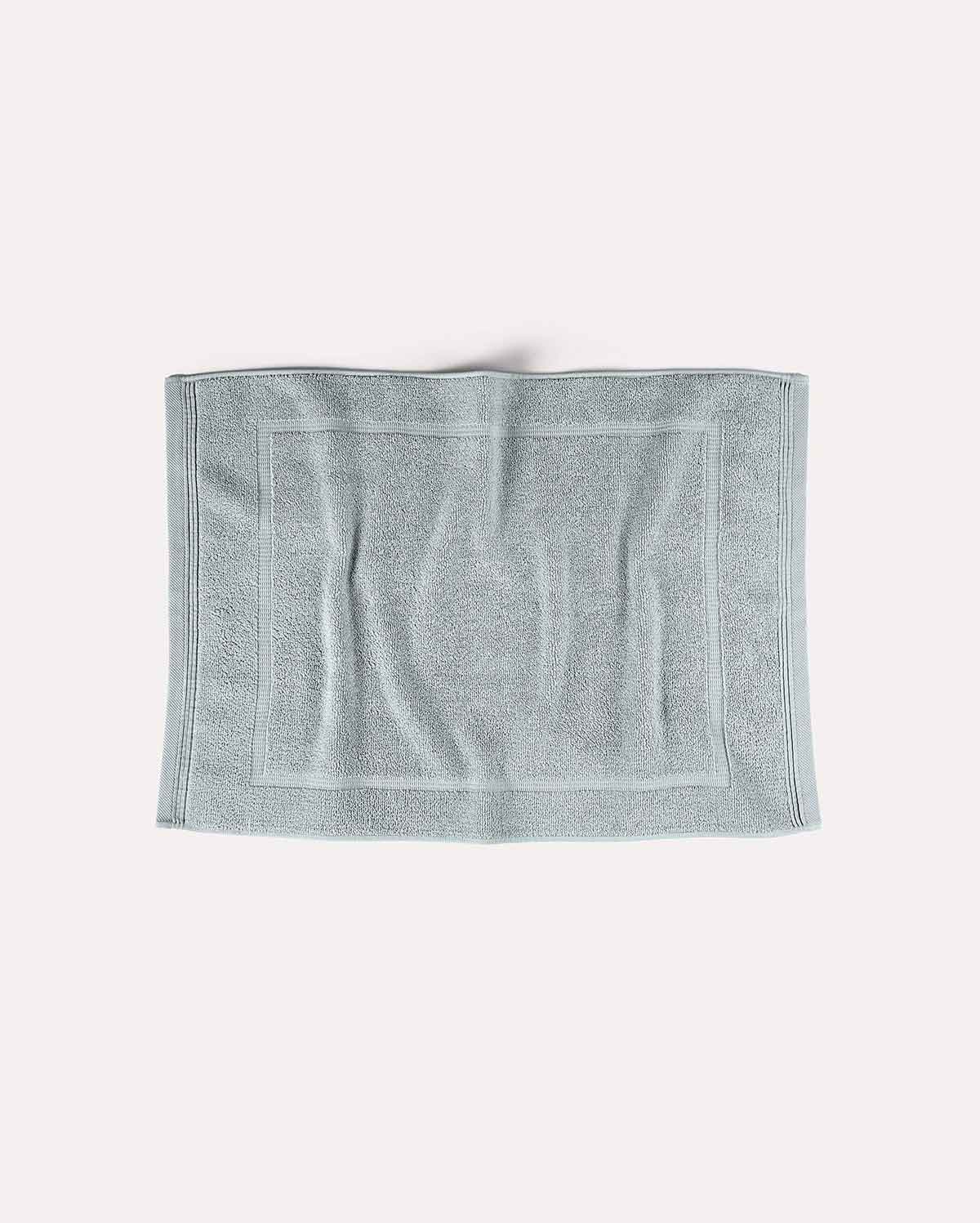 Cotton Bath Mat - Light Blue