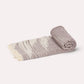 Cotton Monochrome Peshtemal Towel - Wine