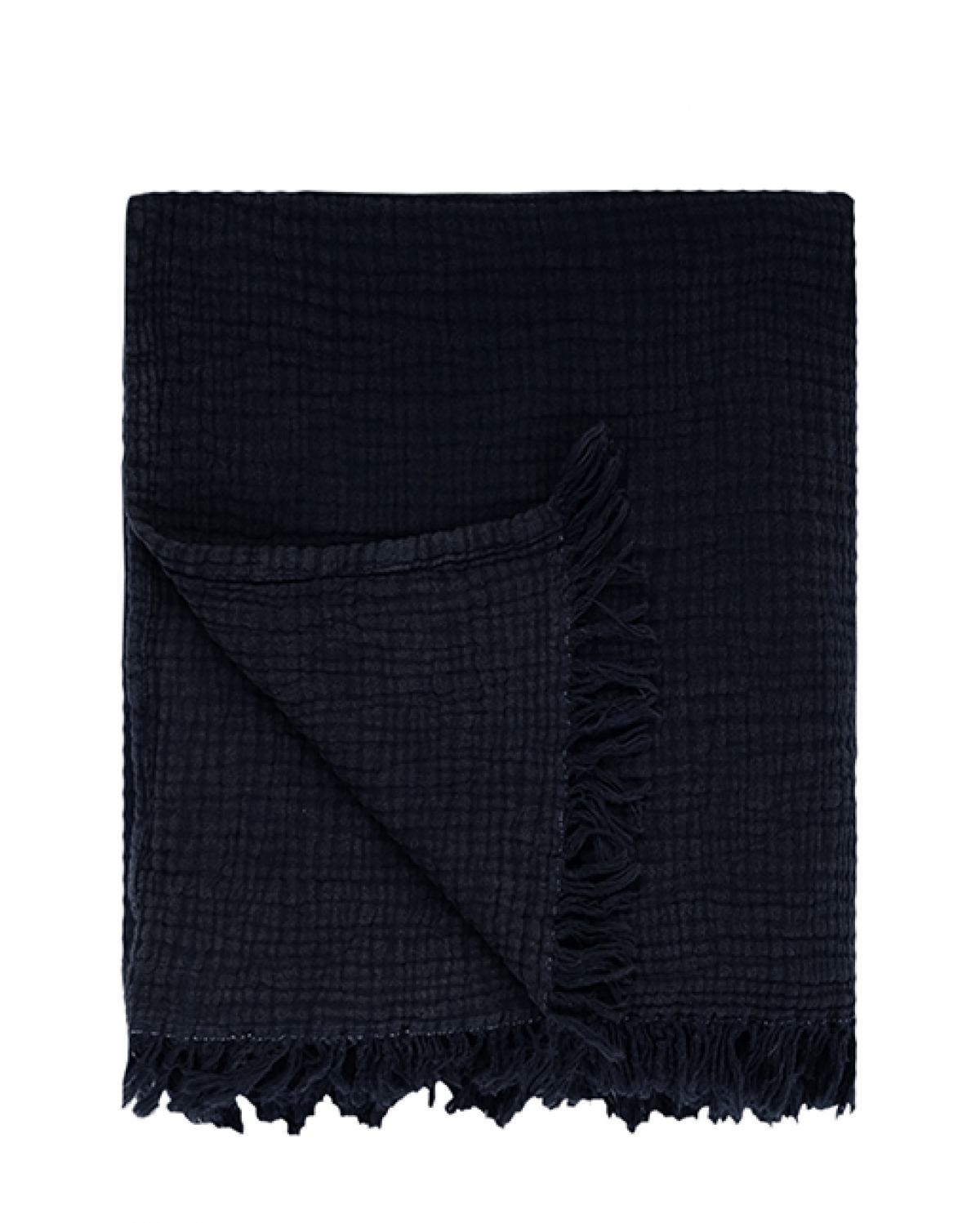 Cocoon Muslin Cotton Blanket- Black