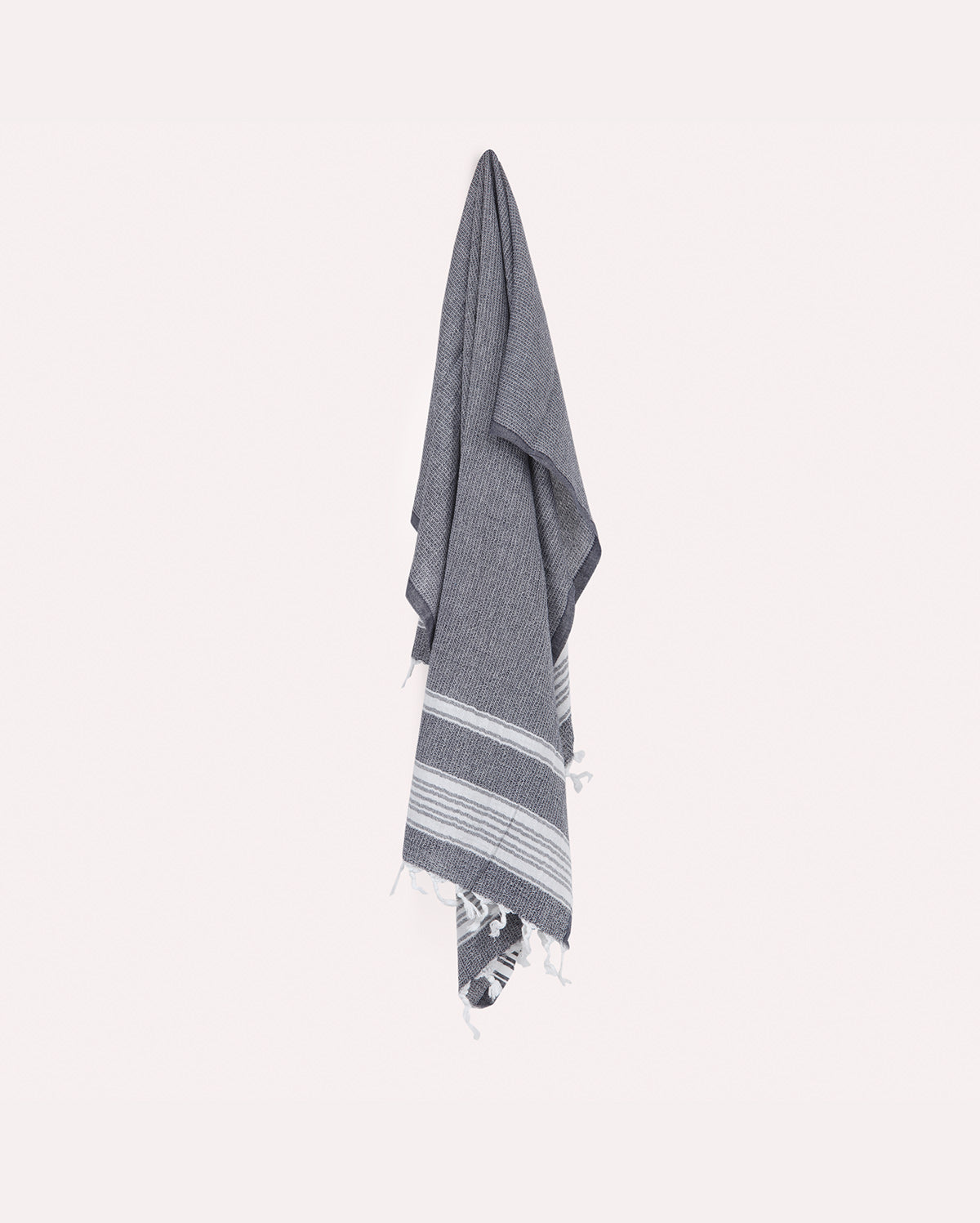 Recycled Cotton Peshtemal Towel - Navy Blue