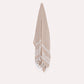 Recycled Cotton Peshtemal Towel - Beige