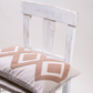 Zigzag Embroidery Cushion Cover - Cream & Ecru