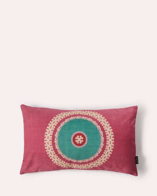 Boho Cushion Cover - Burgundy - Ocoza