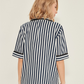 Cotton Woven Pyjama Set - Navy Blue