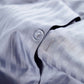 Sateen Stripe - Core Bedding Set - Dark Grey & Grey