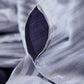 Sateen Stripe - Core Bedding Set - Dark Grey & Grey